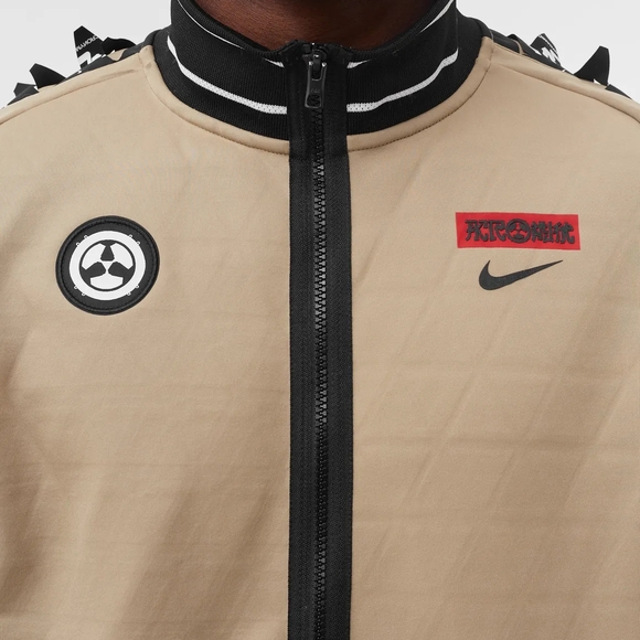 NIKE X ACRONYM Men’s SZ. XXL Therma Fit Knit Jacket Full Zip Beige New - Picture 7 of 8